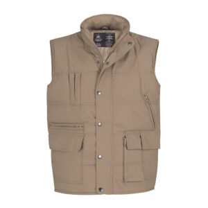 Bodywarmer multi-poches polycoton