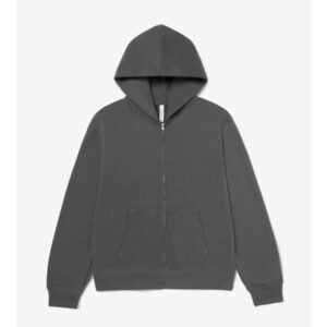 Sweat à capuche lourd zippé