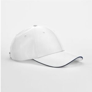 Casquette 6 pans avec liseré