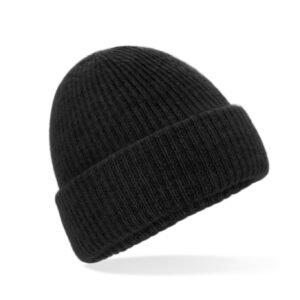 Bonnet en maille côtelée – bonnet personnalisé