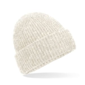 Bonnet en maille côtelée