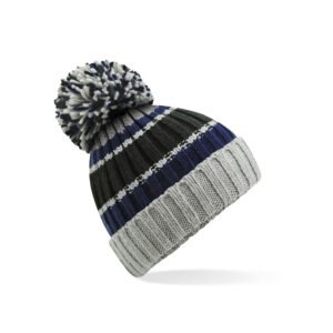 Bonnet rayé avec pompon – bonnet personnalisé