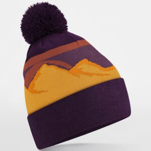 Bonnet avec pompon Mountain Peaks