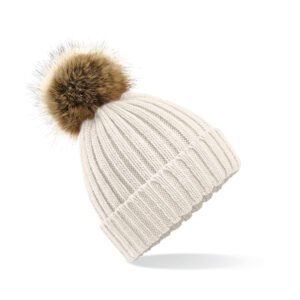 Bonnet grosse maille Pop Pom – accessoire hiver personnalisé