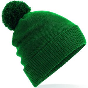 Bonnet avec pompon et intérieur polaire