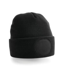 Bonnet empiècement rond – accessoire hiver personnalisé