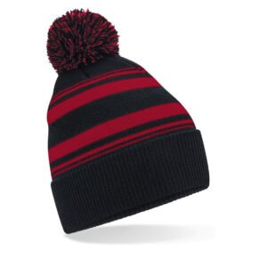 Bonnet de supporter rayé – bonnet personnalisé