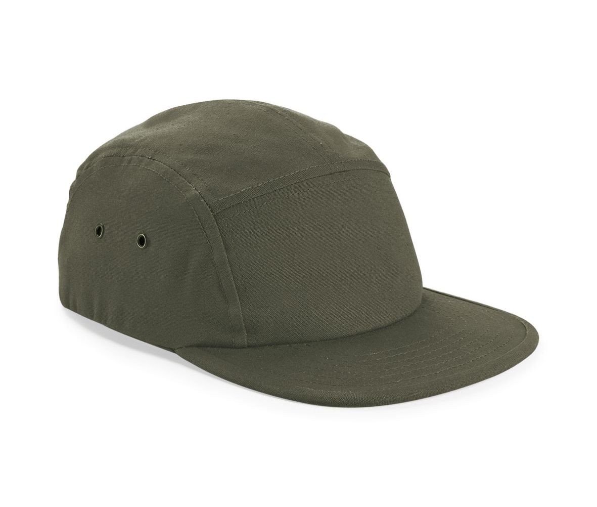 Casquette 5 pans en toile