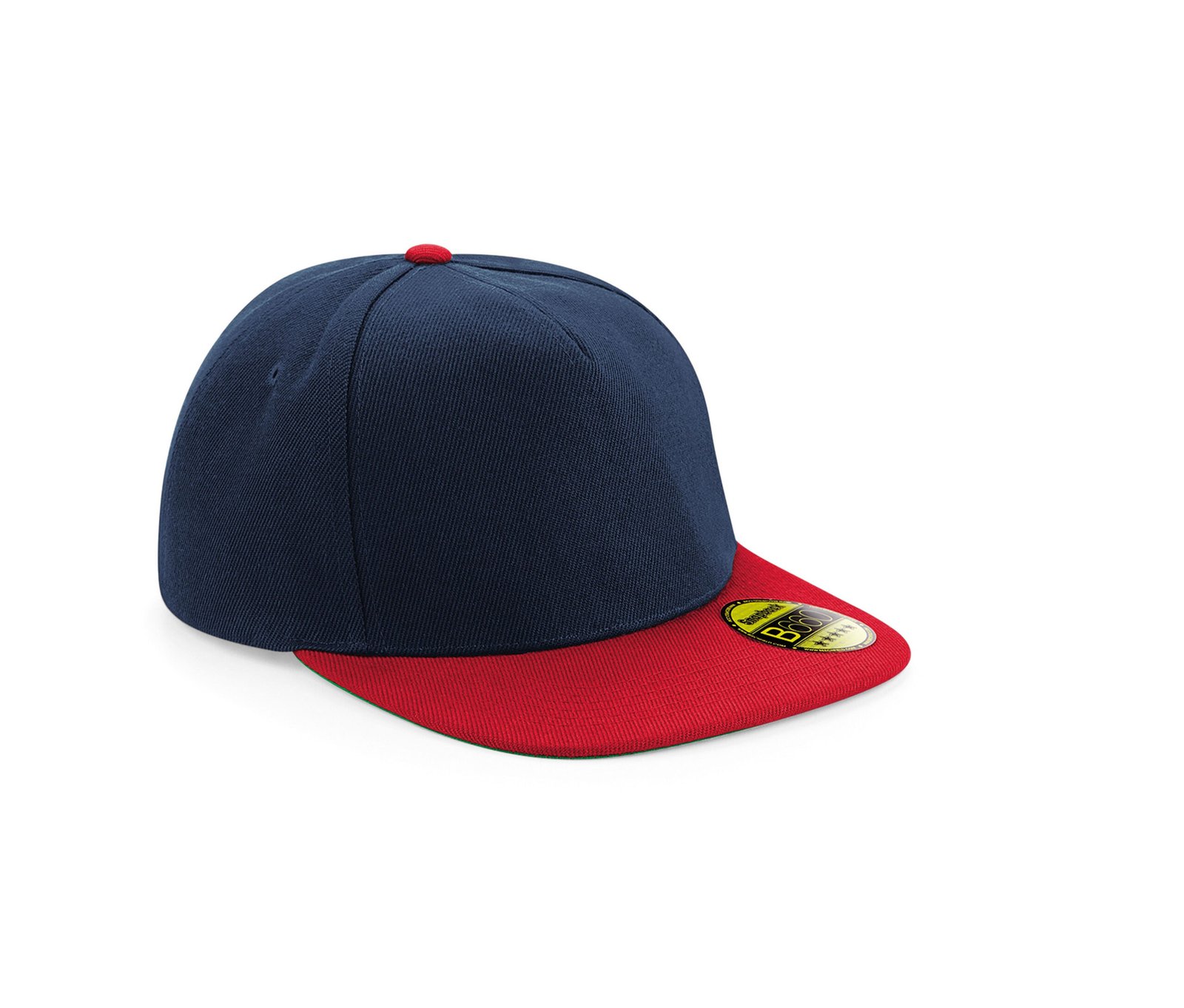 Casquette style rappeur avec visière contrastée