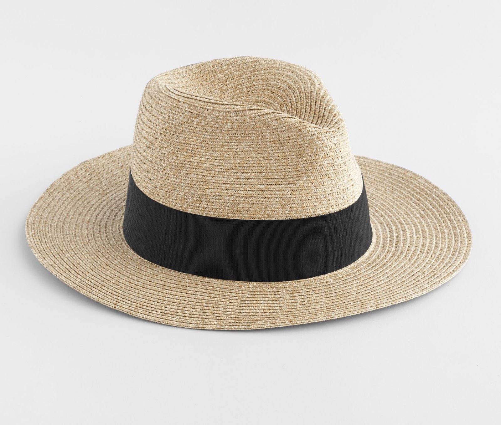 Chapeau en papier tressé imitant la paille – casquette personnalisée