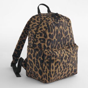 Petit sac à dos motif léopard