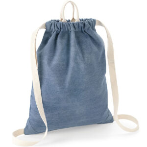 Sac de gym en denim 