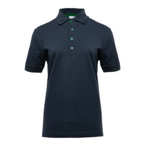 Polo femme boutons contrastés