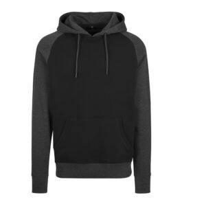 Sweat capuche manches raglan