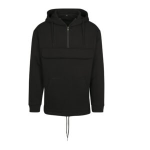 Sweat homme à capuche col zippé