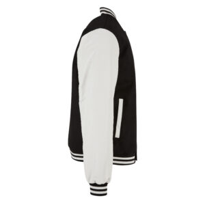 Veste baseball en simili cuir