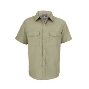 Chemise manches courtes en polyester recyclé