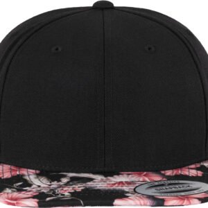 Casquette snapback motif fleuri – casquette personnalisée