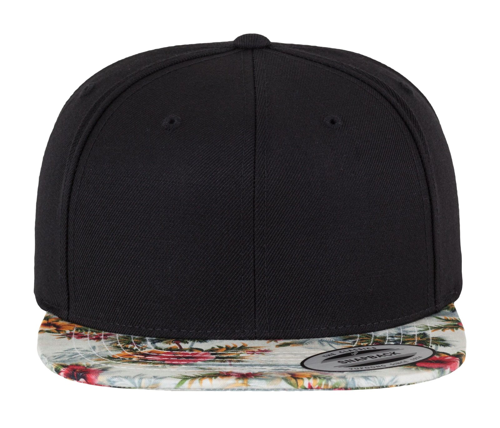 Casquette snapback motif fleuri