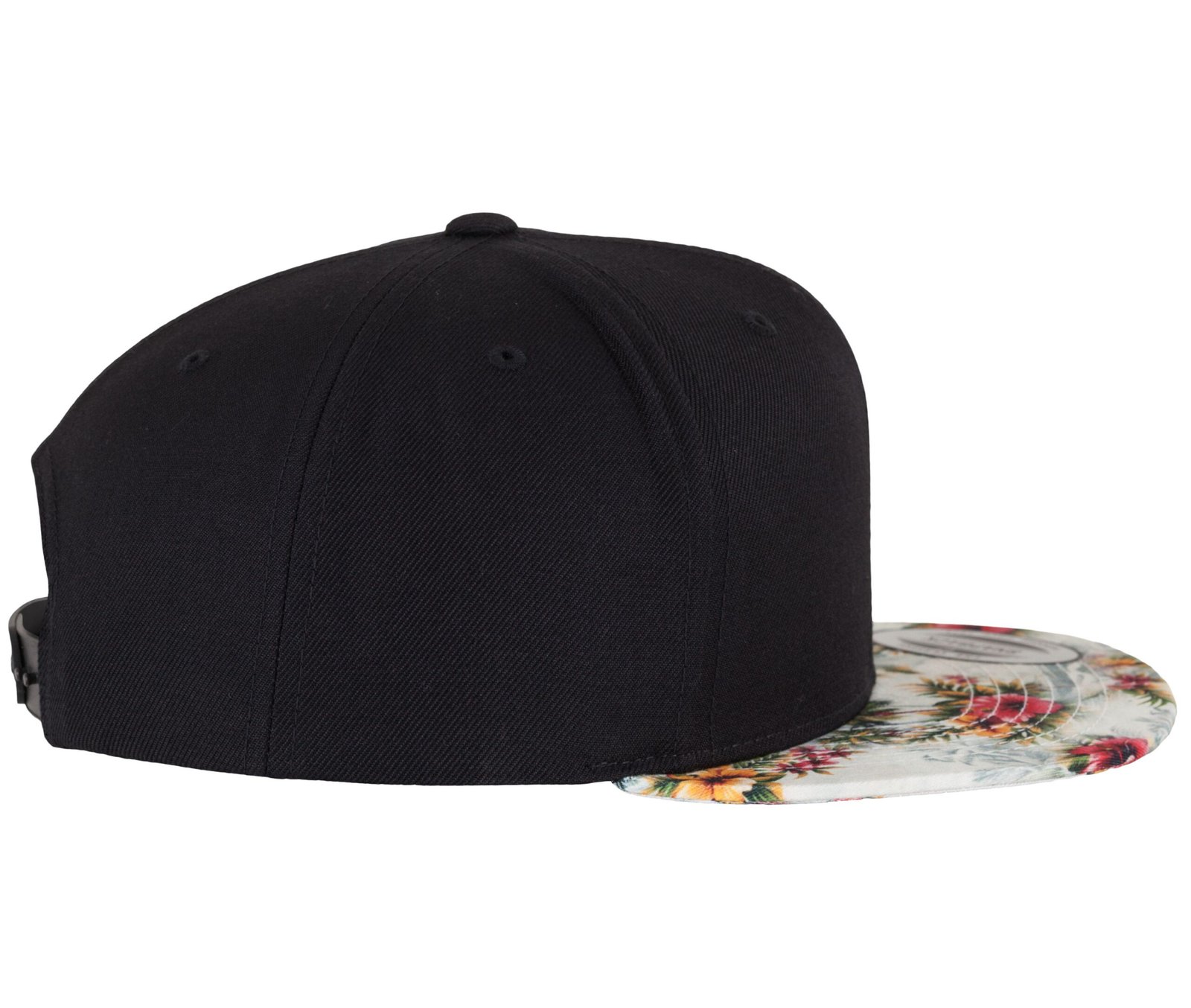 Casquette snapback motif fleuri