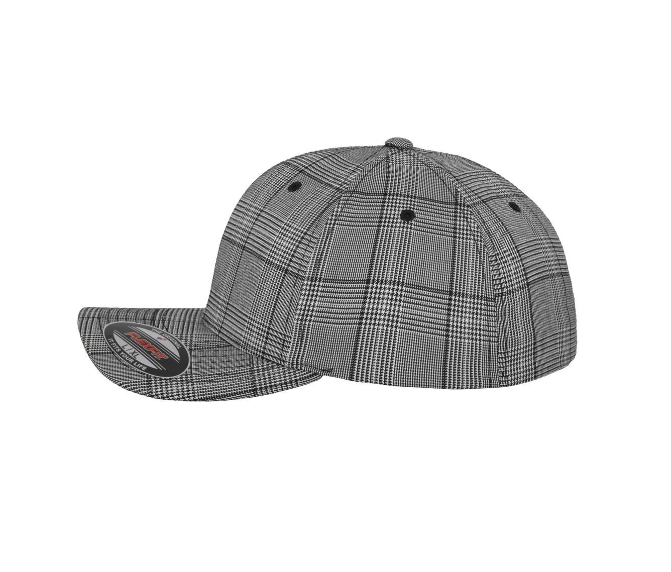 Casquette motif prince de galles