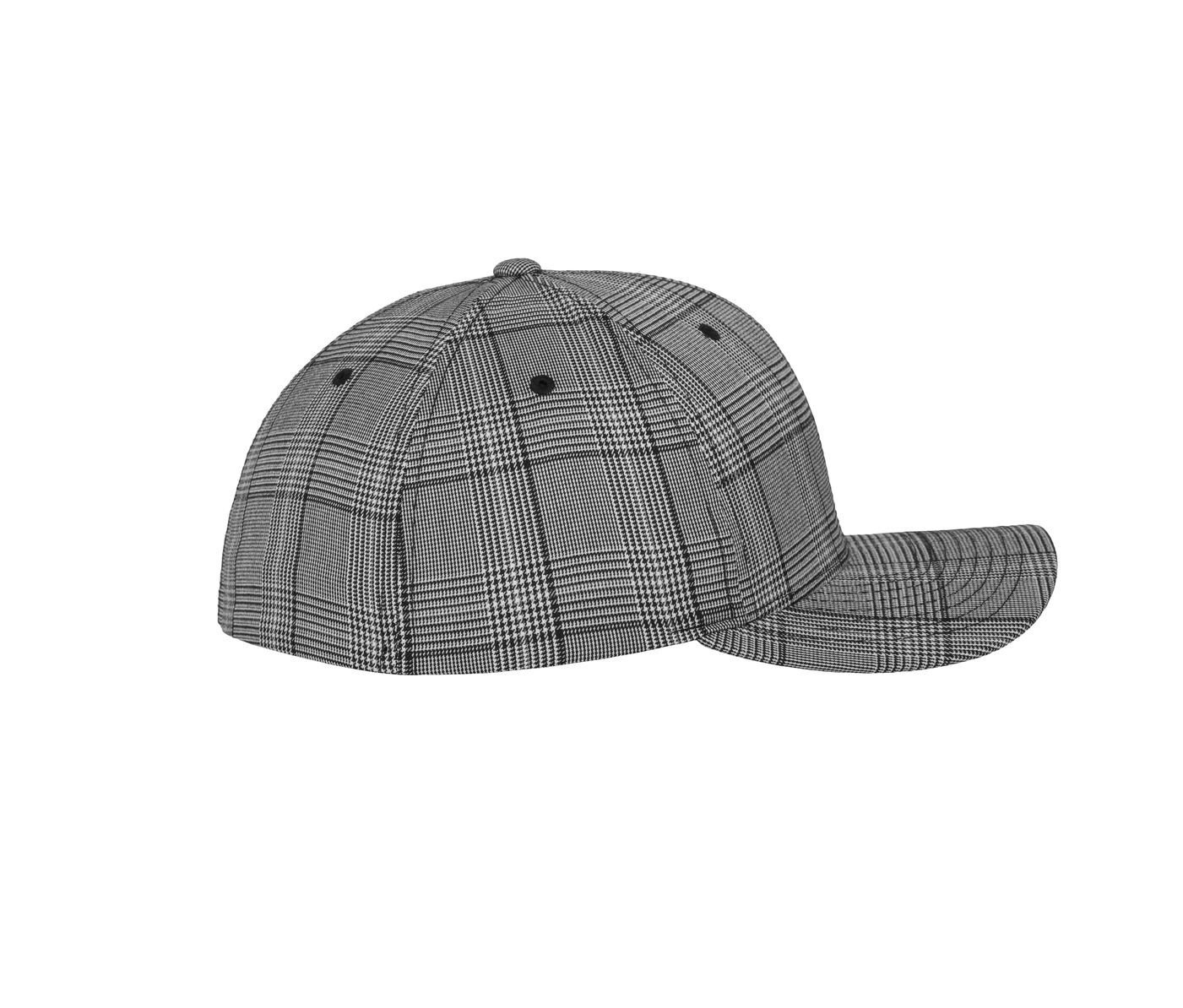 Casquette motif prince de galles