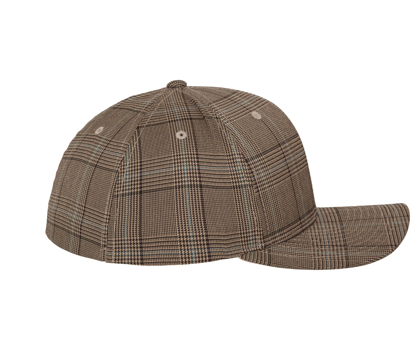 Casquette motif prince de galles