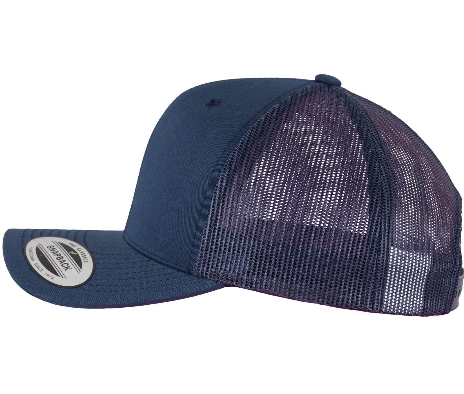 Casquette visière incurvée style trucker