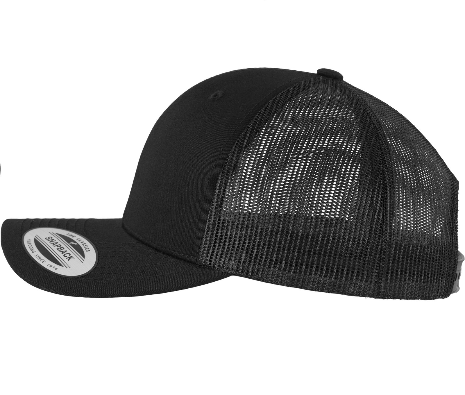 Casquette visière incurvée style trucker