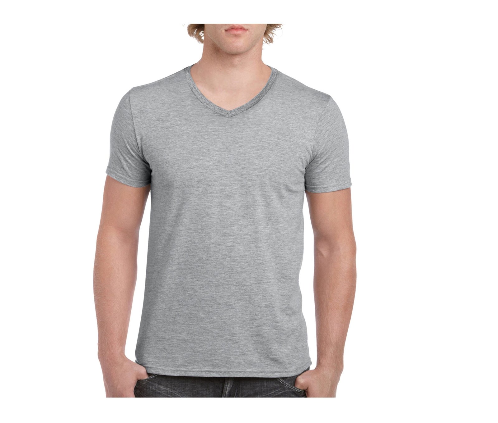 Tee-shirt col V homme