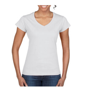 Tee-shirt col V femme
