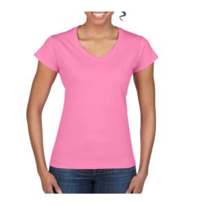 Tee-shirt col V femme
