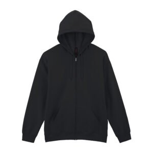 Sweat à capuche zippé unisexe