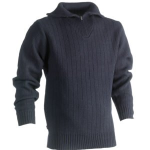 Pull-over col zippé – article de travail personnalisé