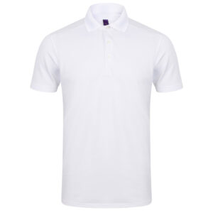 Polo homme en polyester stretch