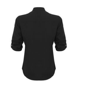 Chemise femme col mao