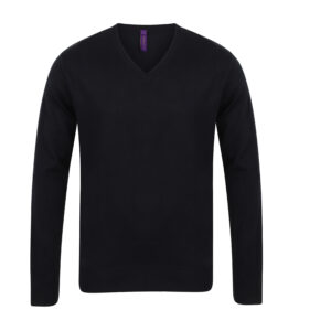 Pull col V homme