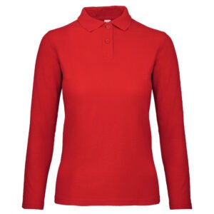 Polo manches longues femme