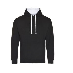 Sweat capuche contrastée