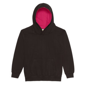 Sweat enfant capuche contrastée