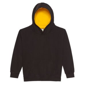 Sweat enfant capuche contrastée