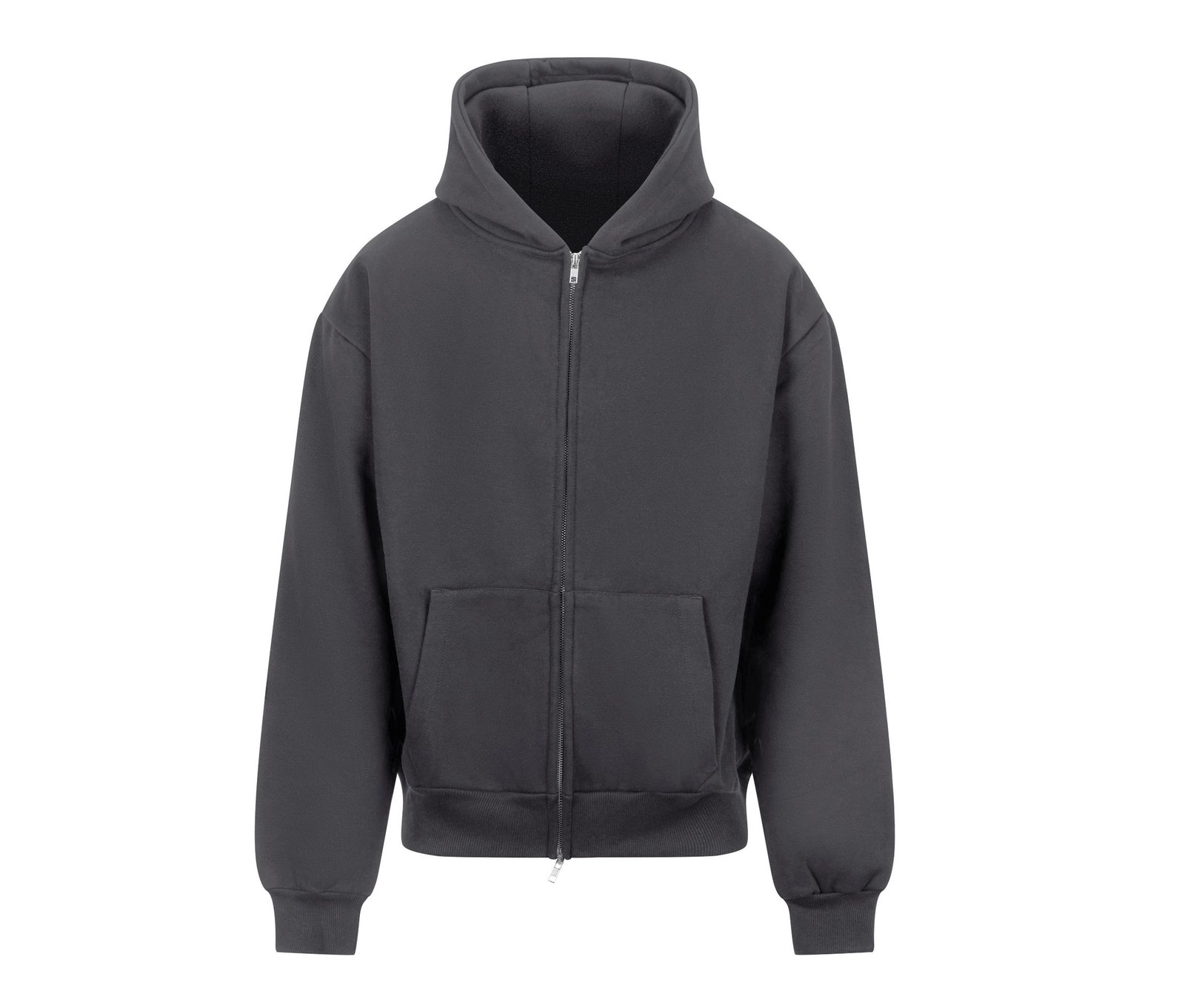 Sweat capuche zippé lourd