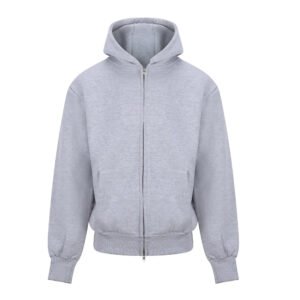 Sweat capuche zippé lourd