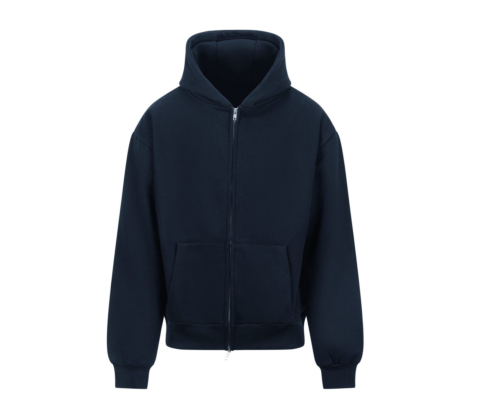 Sweat capuche zippé lourd