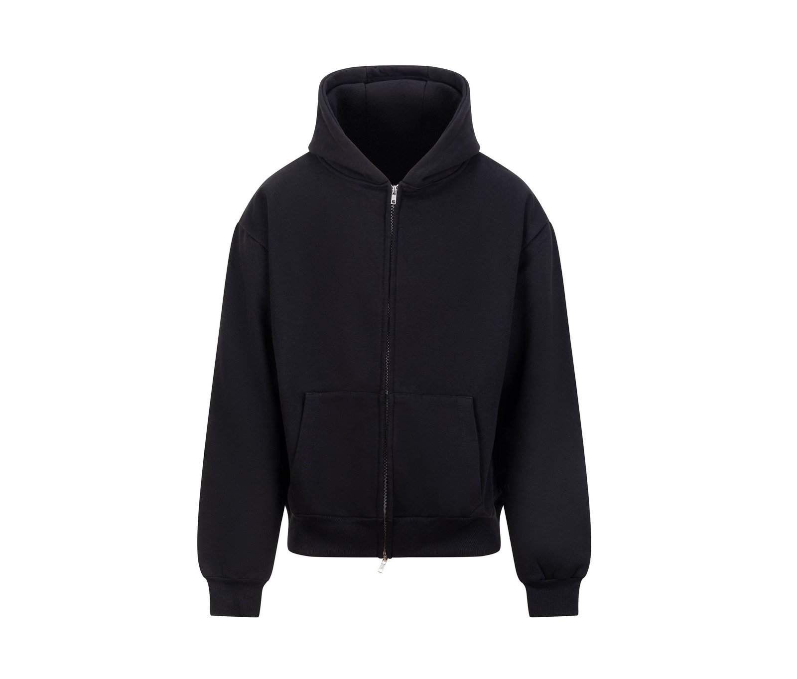 Sweat capuche zippé lourd