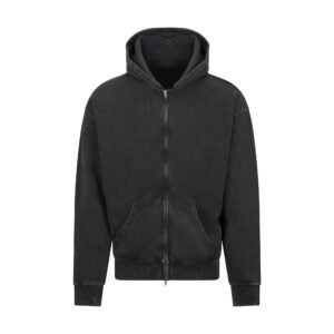 Sweat à capuche zippé effet délavé – sweat personnalisé