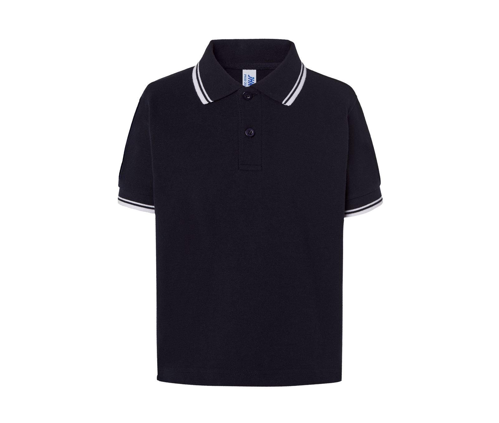 Polo enfant contrasté