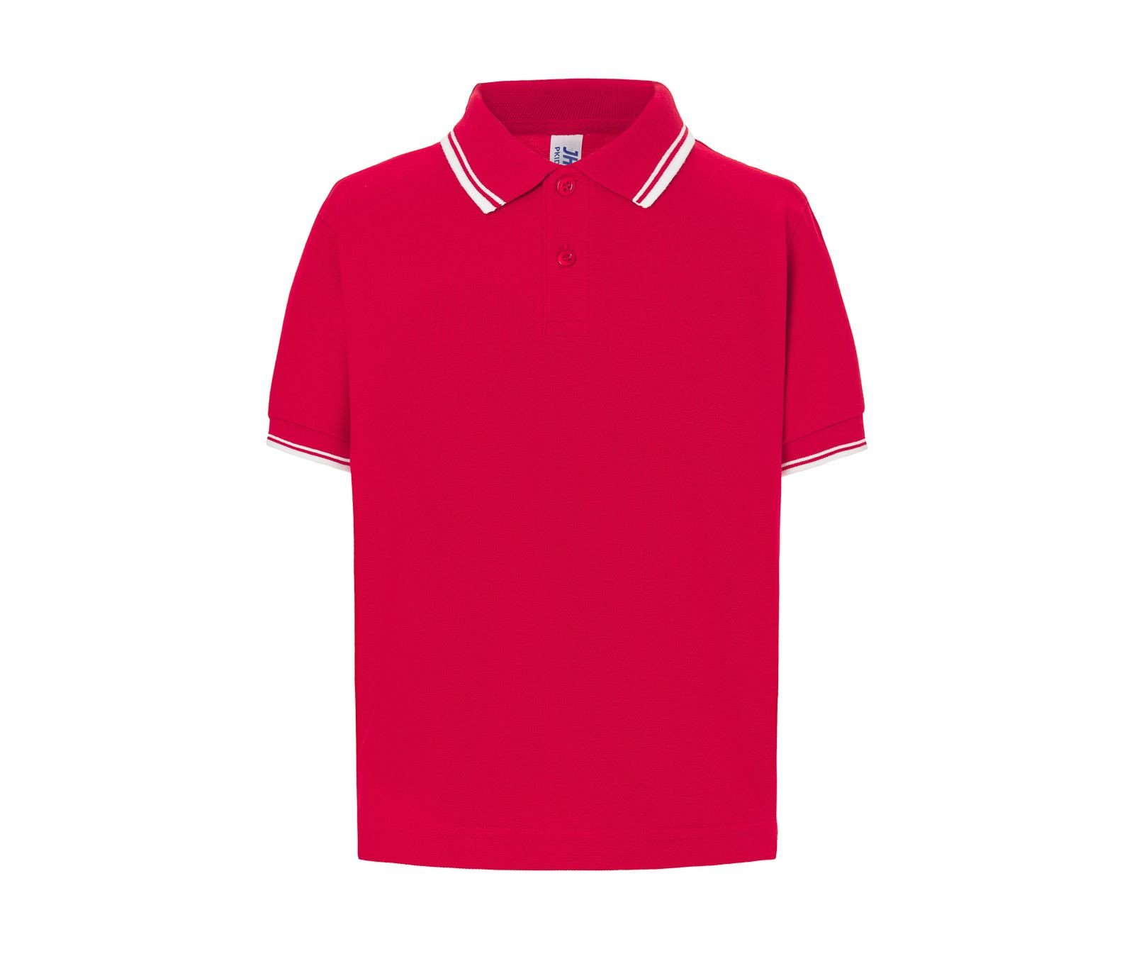 Polo enfant contrasté