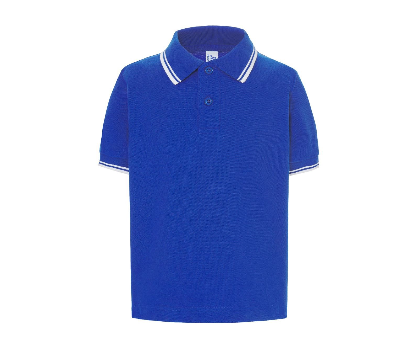 Polo enfant contrasté