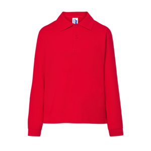 Polo piqué enfant manches longues